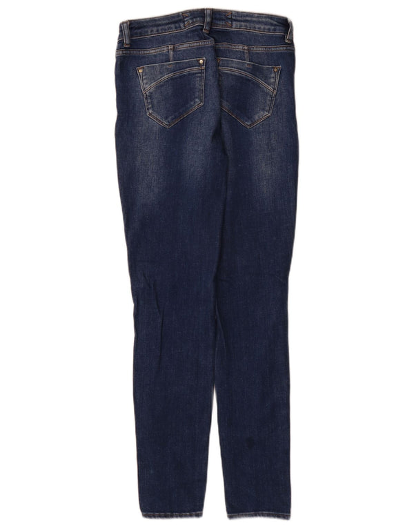 Karen Millen Womens Skinny Jeans UK 8 Small W26 L29 Blue Cotton