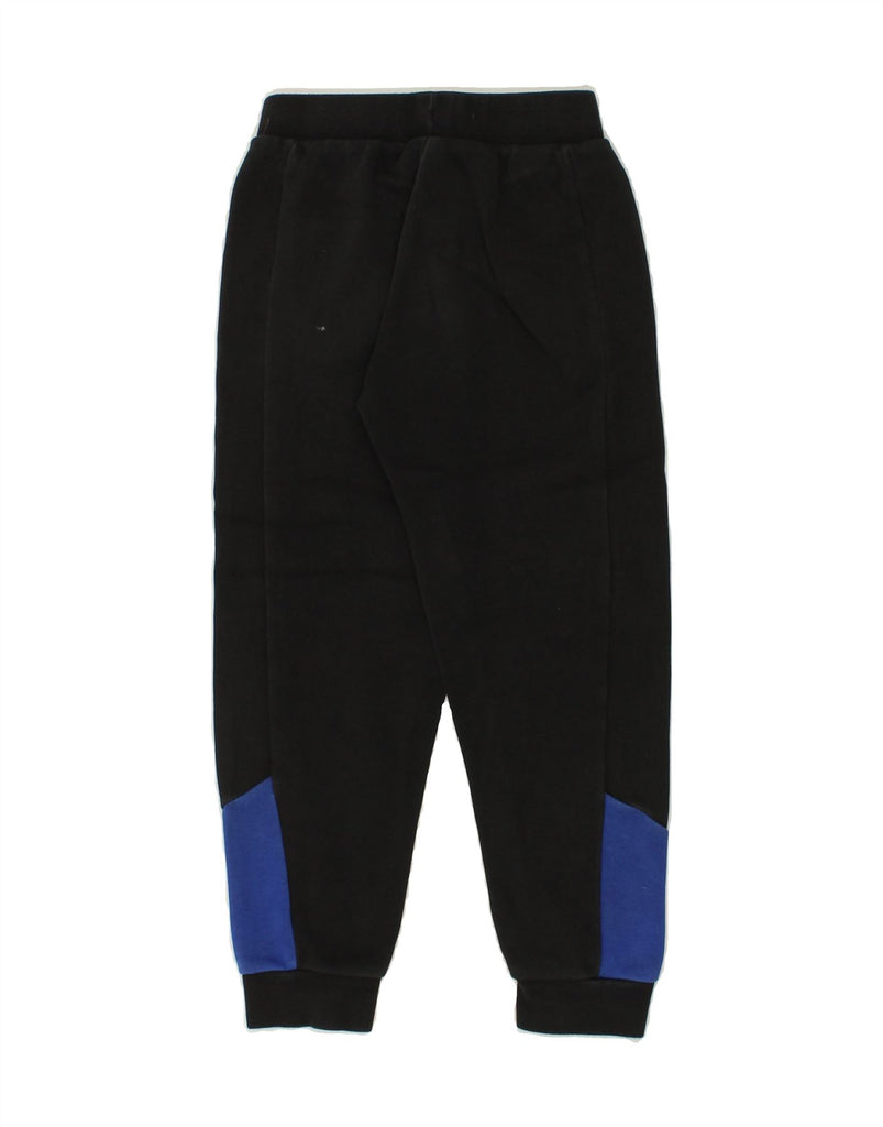 ADIDAS Boys Graphic Tracksuit Trousers Joggers 7-8 Years Black Cotton | Vintage Adidas | Thrift | Second-Hand Adidas | Used Clothing | Messina Hembry 