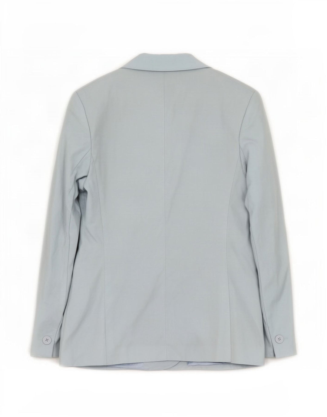 Marks & Spencer Womens 3 Button Blazer Jacket UK 12 Medium Blue Viscose