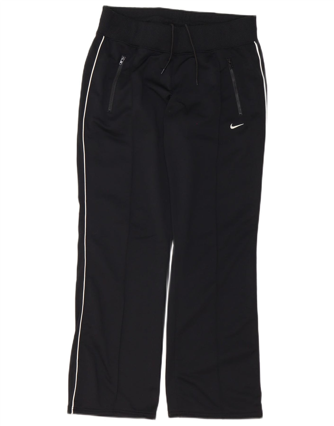 Nike Womens Tracksuit Trousers UK 14 Medium Black Polyester