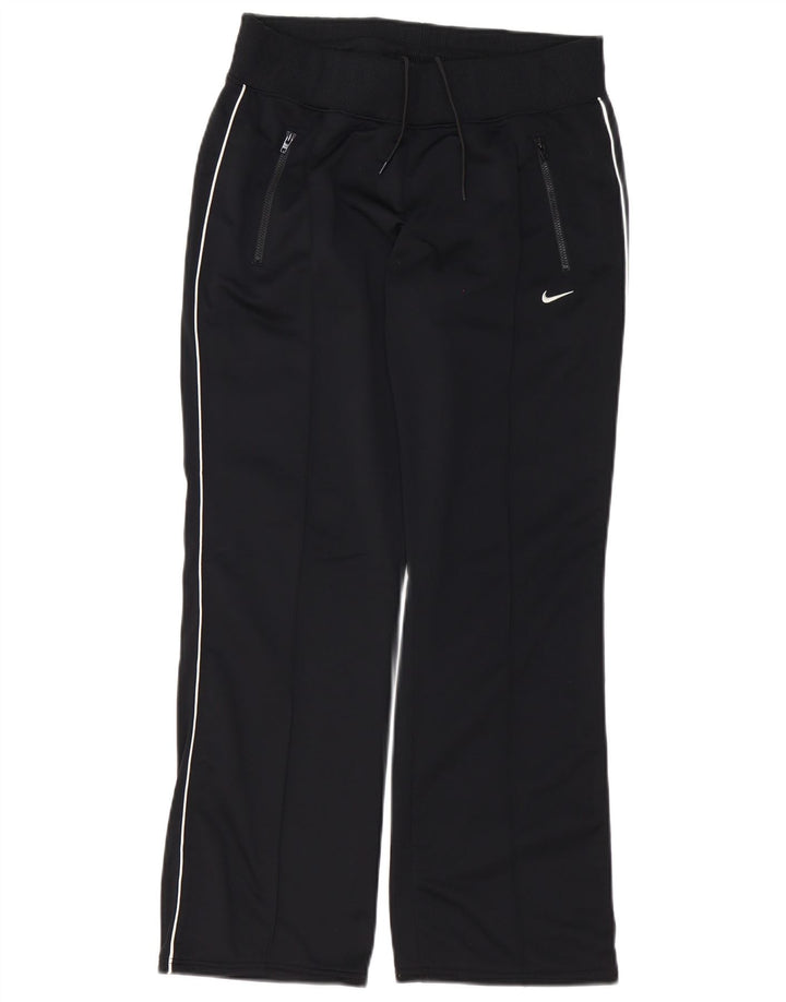 Nike Womens Tracksuit Trousers UK 14 Medium Black Polyester