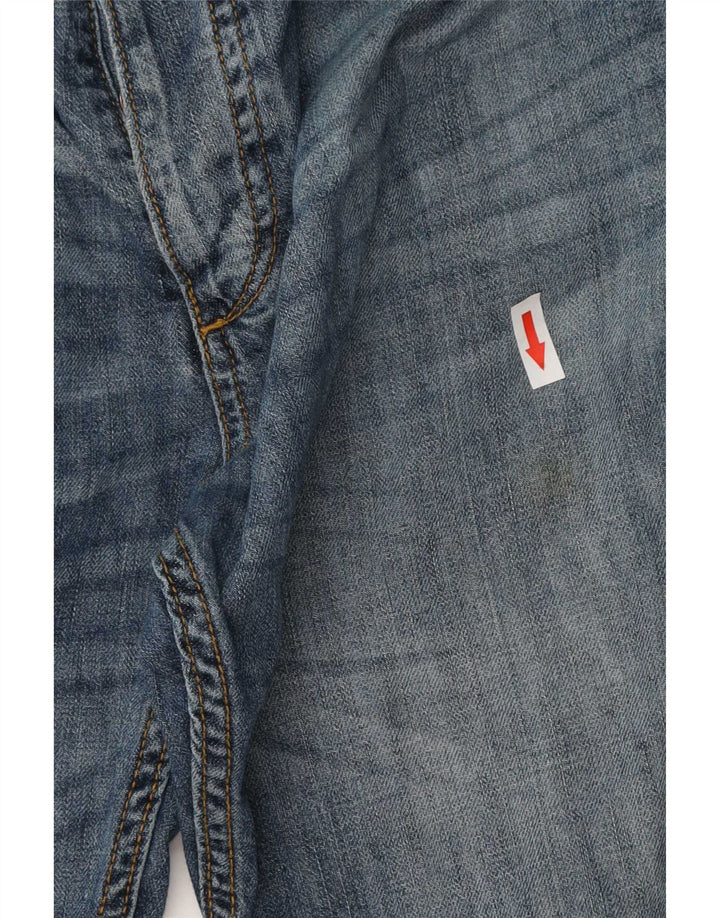 Jack & Jones Mens Regular Fit Denim Shorts Medium W32 Blue Cotton