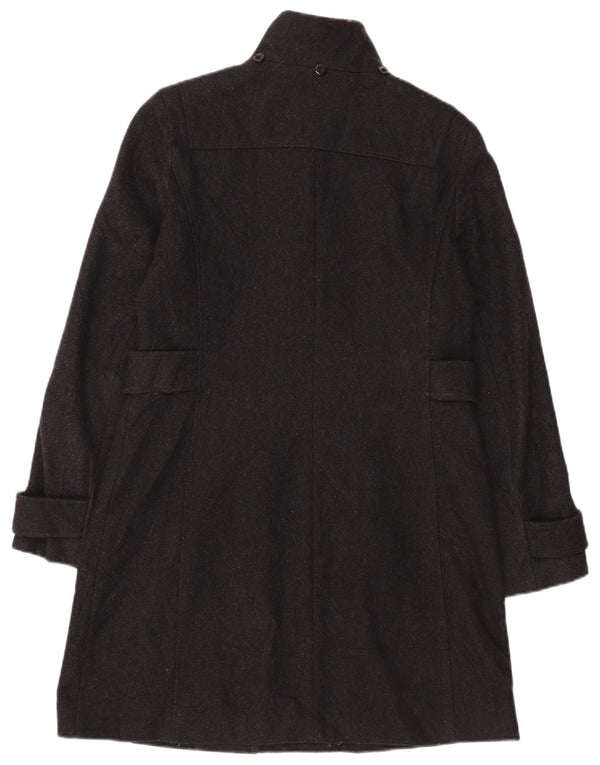 Nautica Womens Duffle Coat UK 14 Medium Black Wool