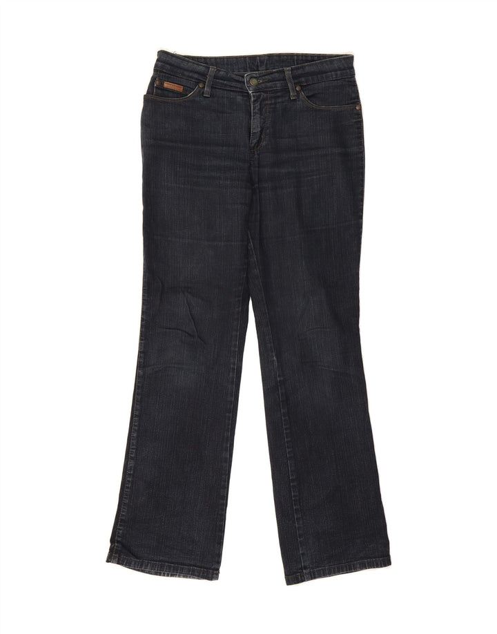 WRANGLER Womens Body Fit Regular Bootcut Jeans W29 L30 Navy Blue Polyester Vintage Wrangler and Second-Hand Wrangler from Messina Hembry 