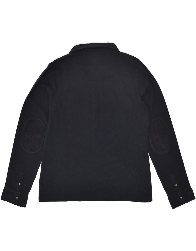 GANT Womens Long Sleeve Polo Shirt UK 20 2XL Navy Blue Cotton | Vintage Gant | Thrift | Second-Hand Gant | Used Clothing | Messina Hembry 