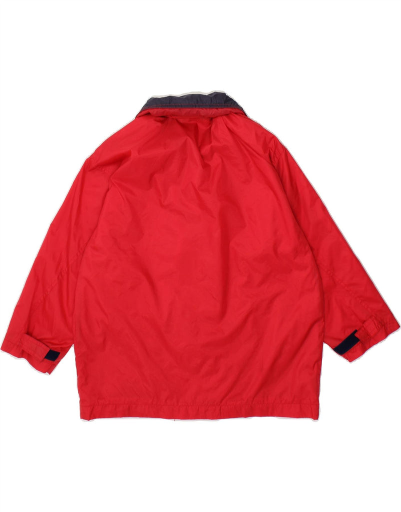 K-WAY Boys Hooded Rain Jacket 9-10 Years Red Nylon | Vintage K-Way | Thrift | Second-Hand K-Way | Used Clothing | Messina Hembry 