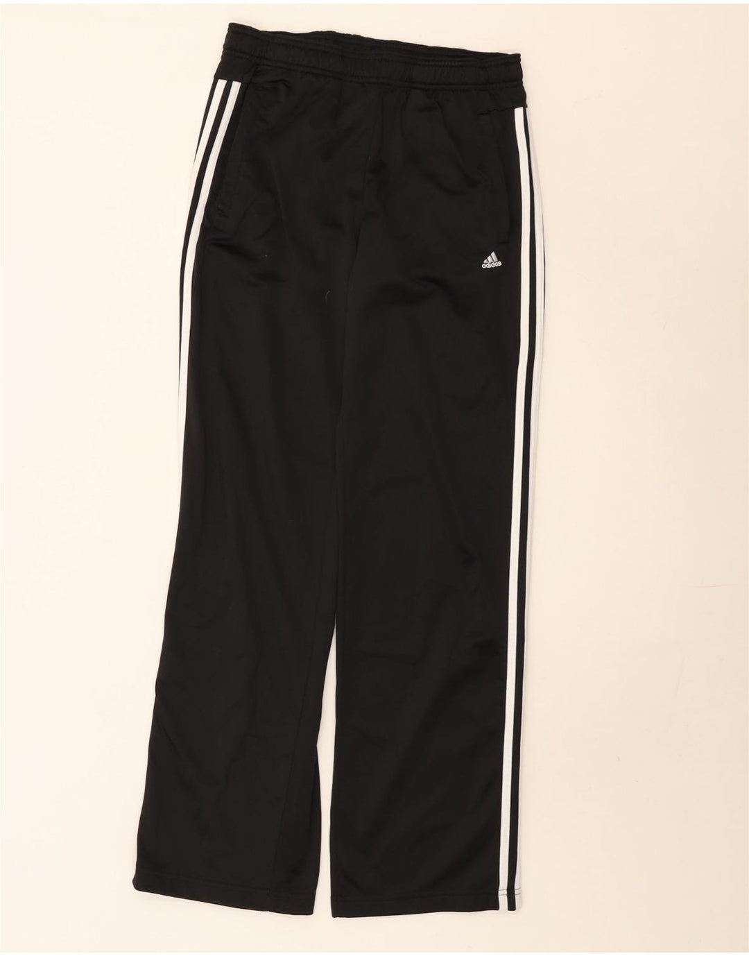 Adidas Girls Tracksuit Trousers 15-16 Years Black Polyester