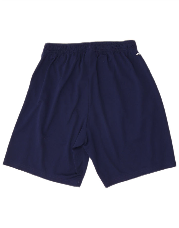 Adidas Mens Aeroready Sport Shorts Medium Navy Blue Polyester