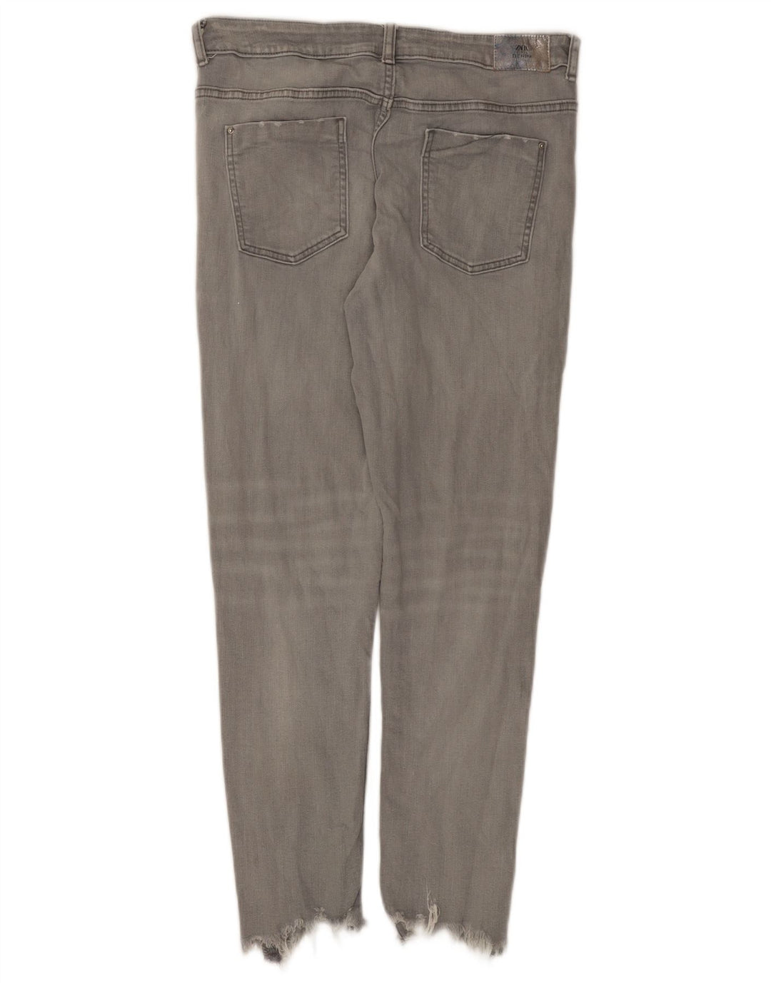 Zara Womens Slim Jeans EU 40 Medium W30 L27 Grey Cotton