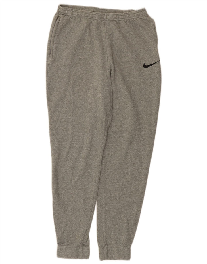 Nike Mens Tracksuit Trousers Joggers Large  Grey Flecked Cotton