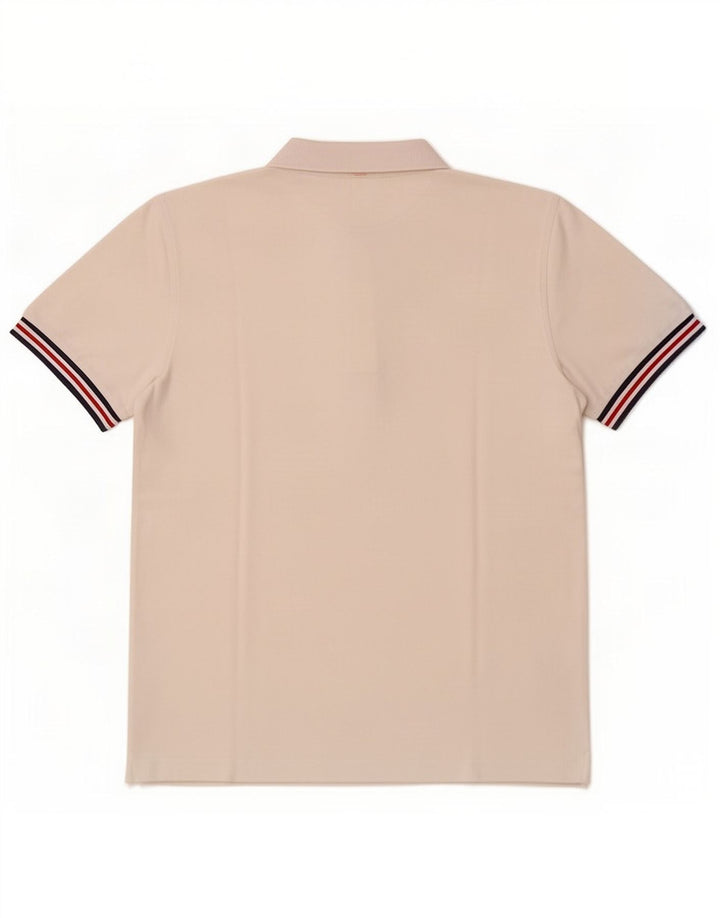Sun68 Mens Polo Shirt Medium White Cotton