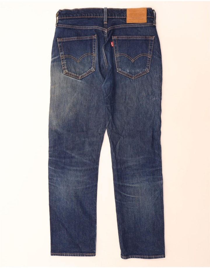 LEVI'S Mens 514 Straight Jeans W30 L30 Blue Cotton