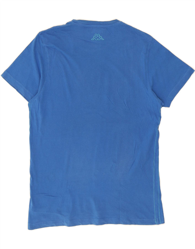 KAPPA Mens Graphic T-Shirt Top XL Blue Cotton Vintage Kappa and Second-Hand Kappa from Messina Hembry 