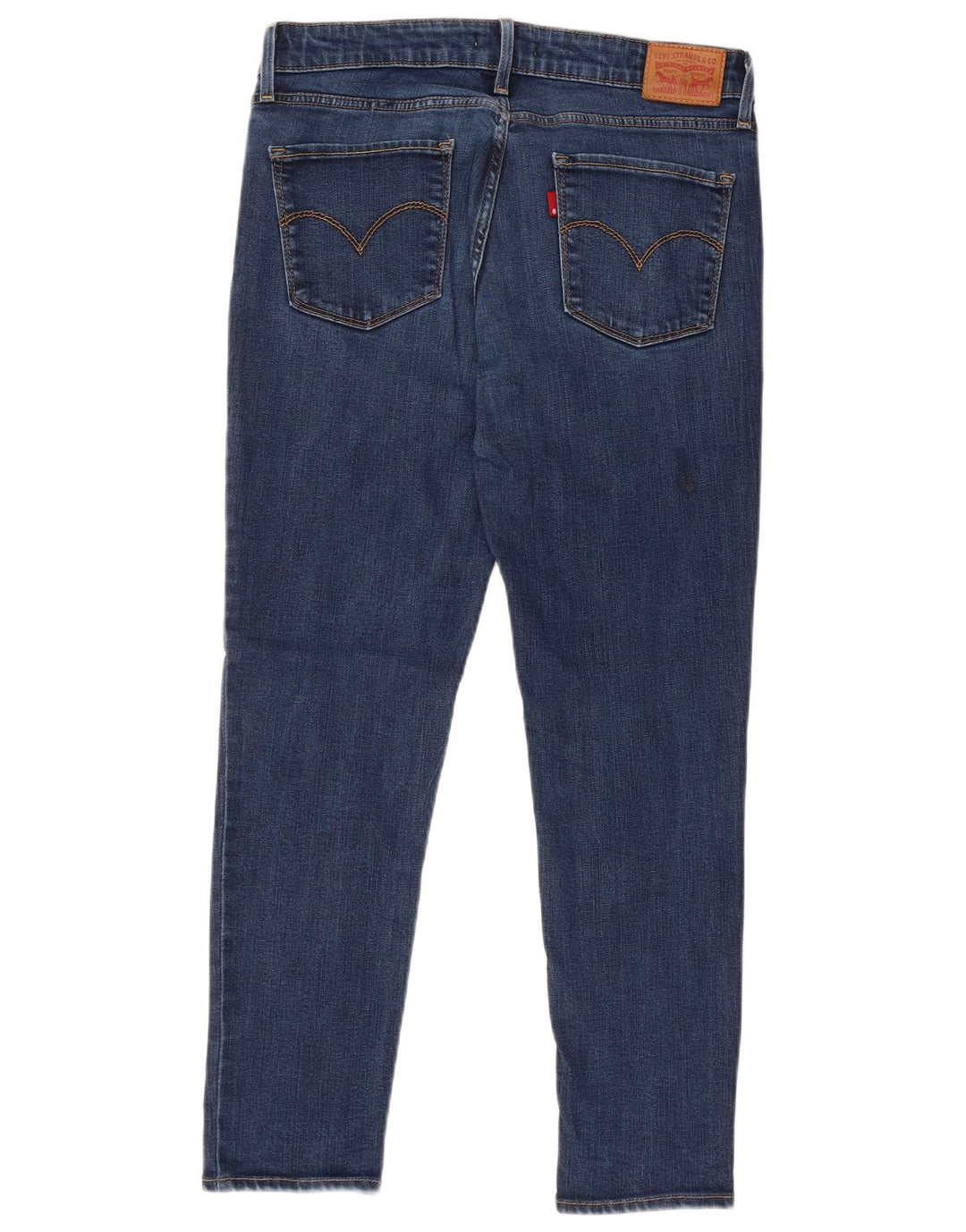 LEVI'S Womens 711 Skinny Jeans W29 L30 Blue Lyocell