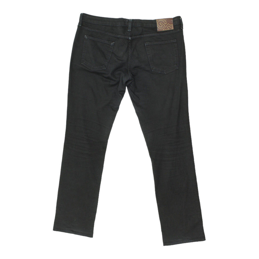 Gianfranco Ferre Womens Black Slim Fit Low Rise Jeans | Vintage Designer Denim | Vintage Messina Hembry | Thrift | Second-Hand Messina Hembry | Used Clothing | Messina Hembry 