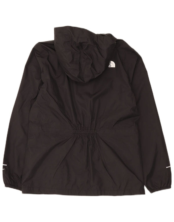 The North Face Girls Dryvent Hooded Rain Jacket 14-15 Years XL  Black Nylon