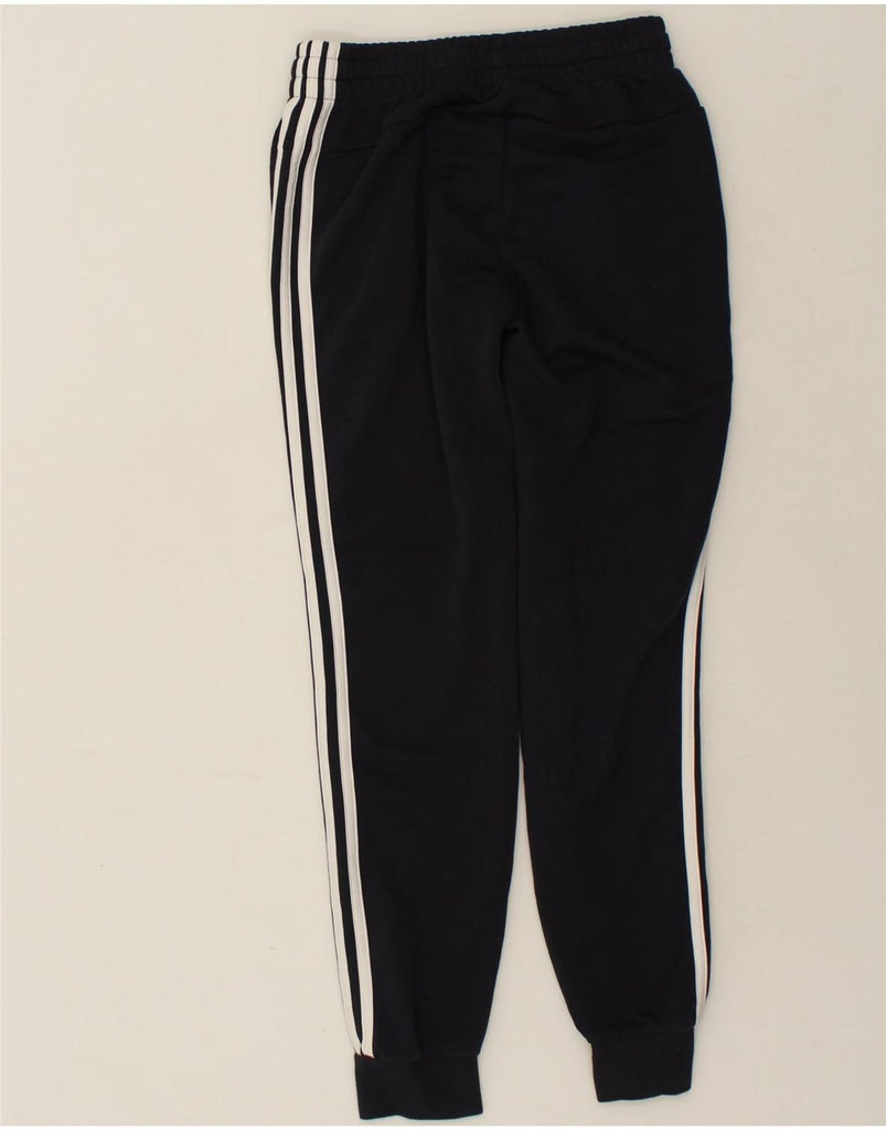 ADIDAS Womens Tracksuit Trousers Joggers UK 8 Small Navy Blue Cotton Vintage Adidas and Second-Hand Adidas from Messina Hembry 