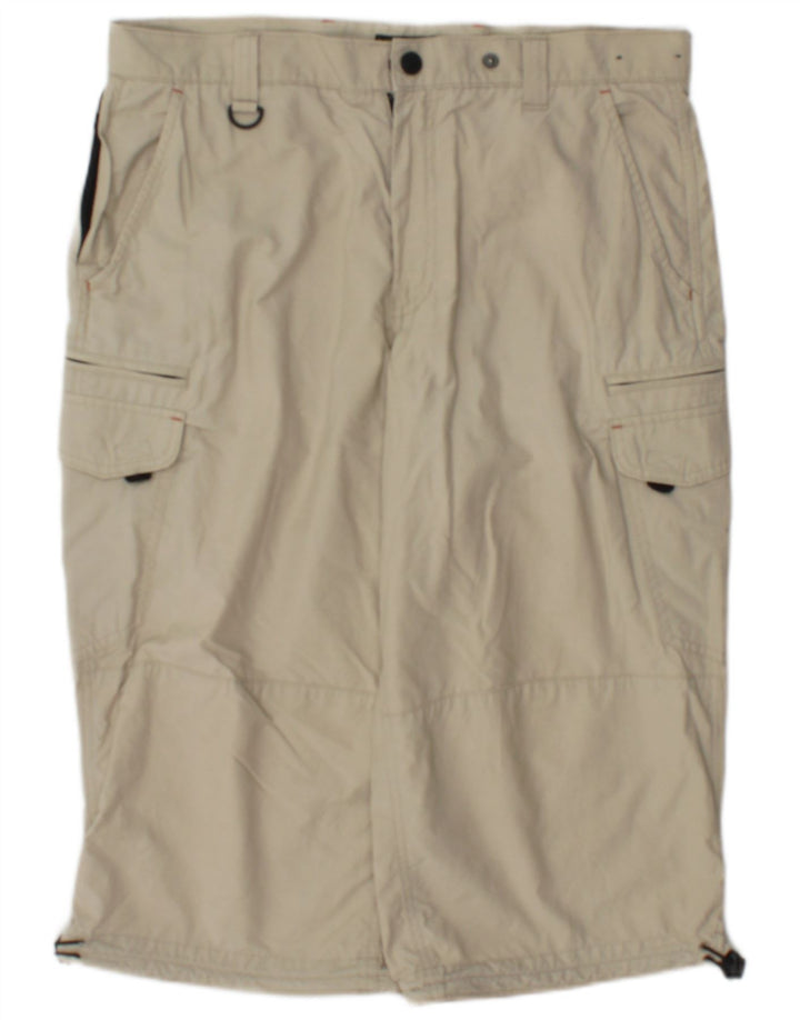 Marks & Spencer Mens Bermuda Regular Fit Cargo Shorts W34 Large Beige