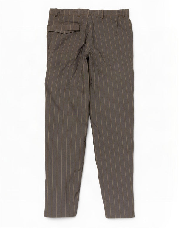 C.P. Company Mens Pegged Casual Trousers IT 54 2XL W36 L32 Grey Striped