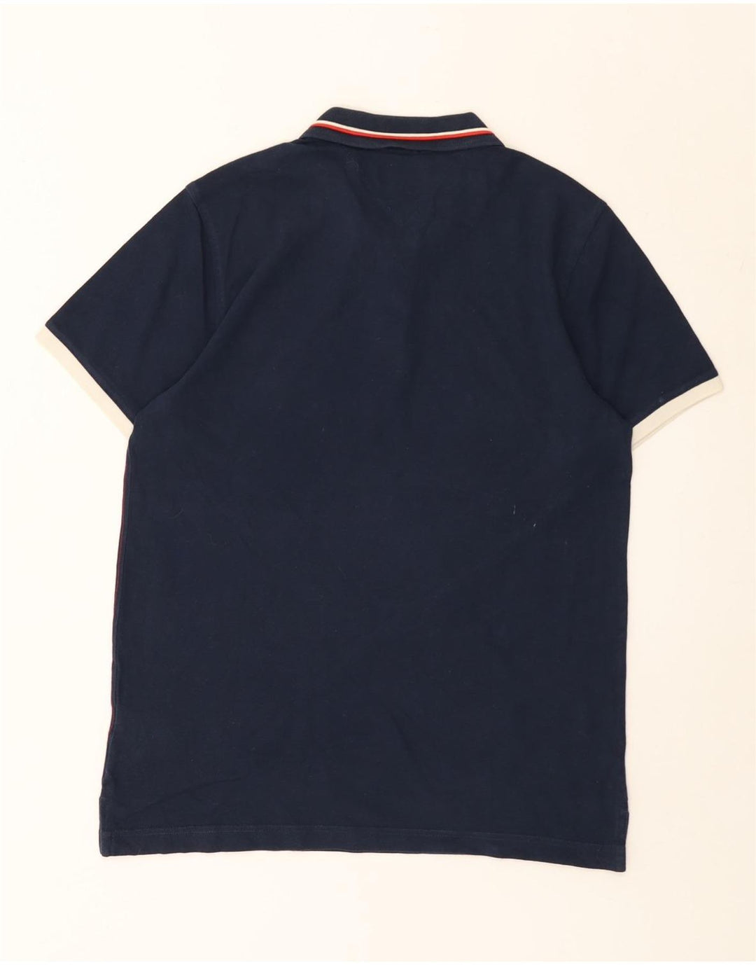 Tommy Hilfiger Mens Polo Shirt XL Navy Blue Cotton