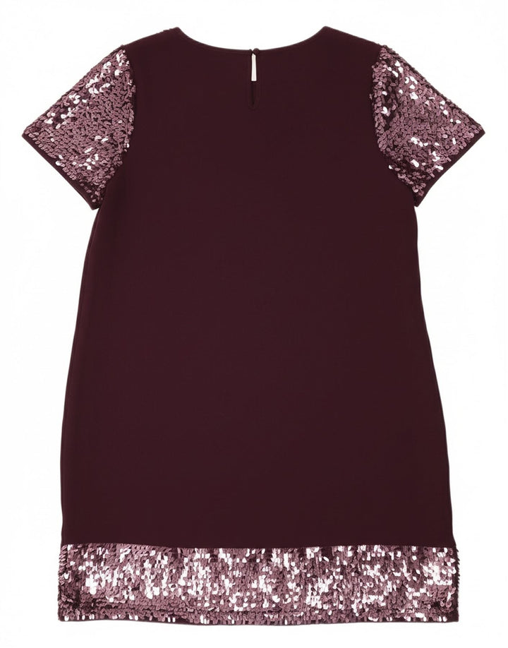 PRINCIPLES BY BEN DE LISI Womens Shift Dress UK 16 Large Purple Polyester