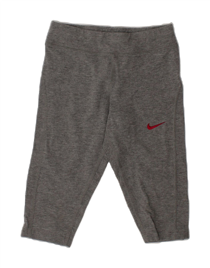 NIKE Girls Capri Leggings 5-6 Years Medium  Grey Cotton Vintage Nike and Second-Hand Nike from Messina Hembry 