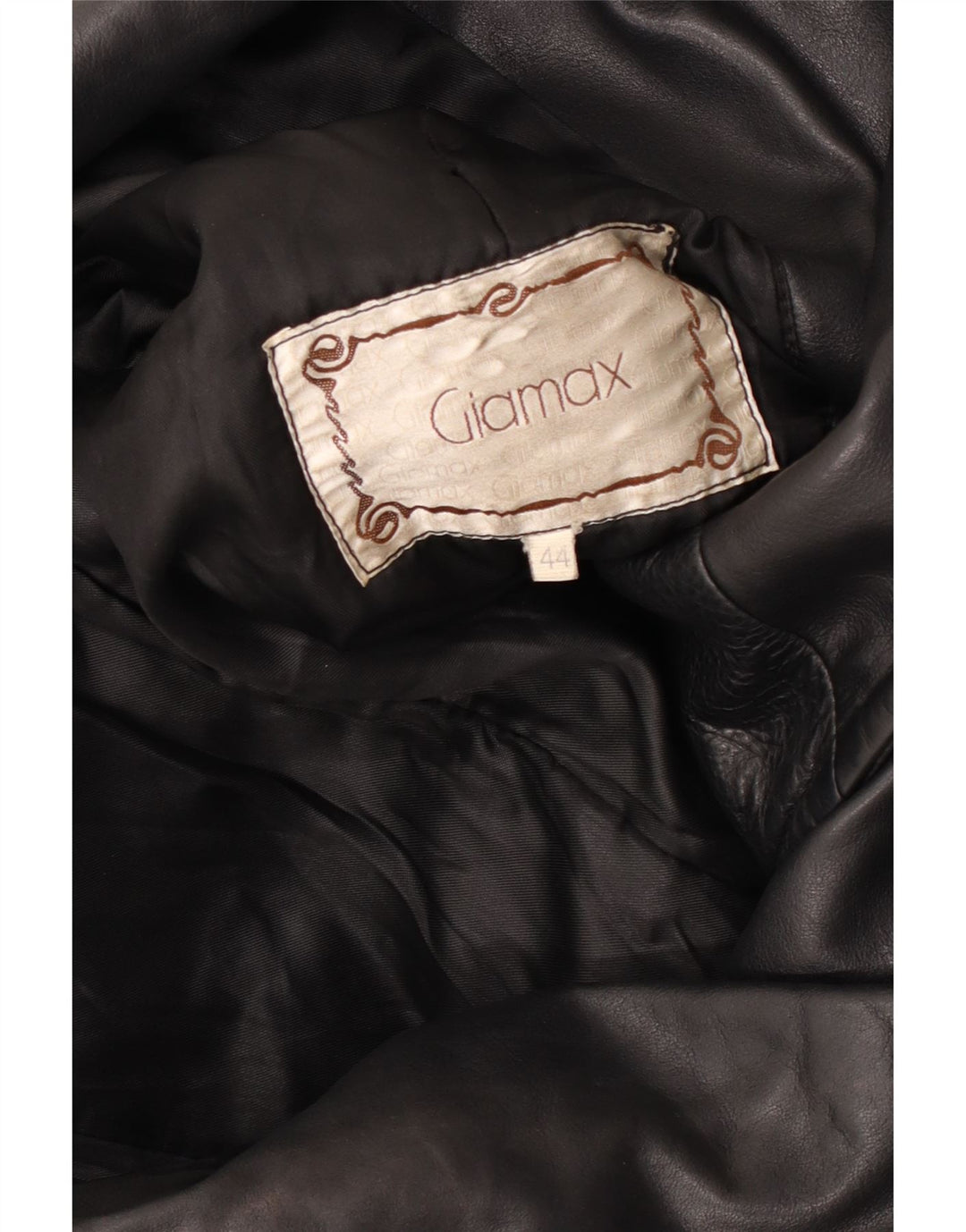 Giamax Womens Leather Jacket EU 44 XL Black