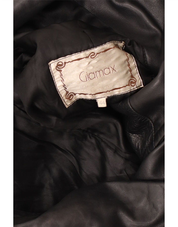 Giamax Womens Leather Jacket EU 44 XL Black