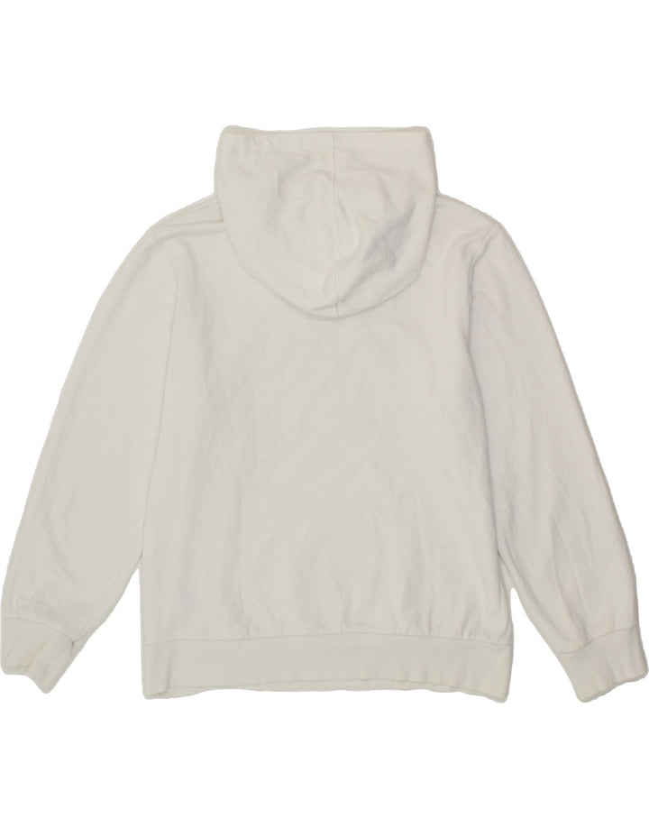 LEVI'S Boys Graphic Hoodie Jumper 12-13 Years Large White Cotton Vintage Levi's and Second-Hand Levi's from Messina Hembry 