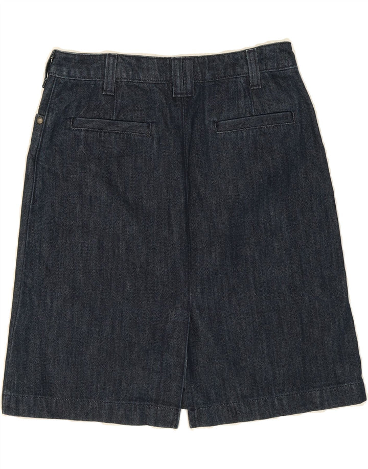 EDDIE BAUER Womens Denim Skirt US 4 Small W30  Navy Blue Cotton Vintage Eddie Bauer and Second-Hand Eddie Bauer from Messina Hembry 