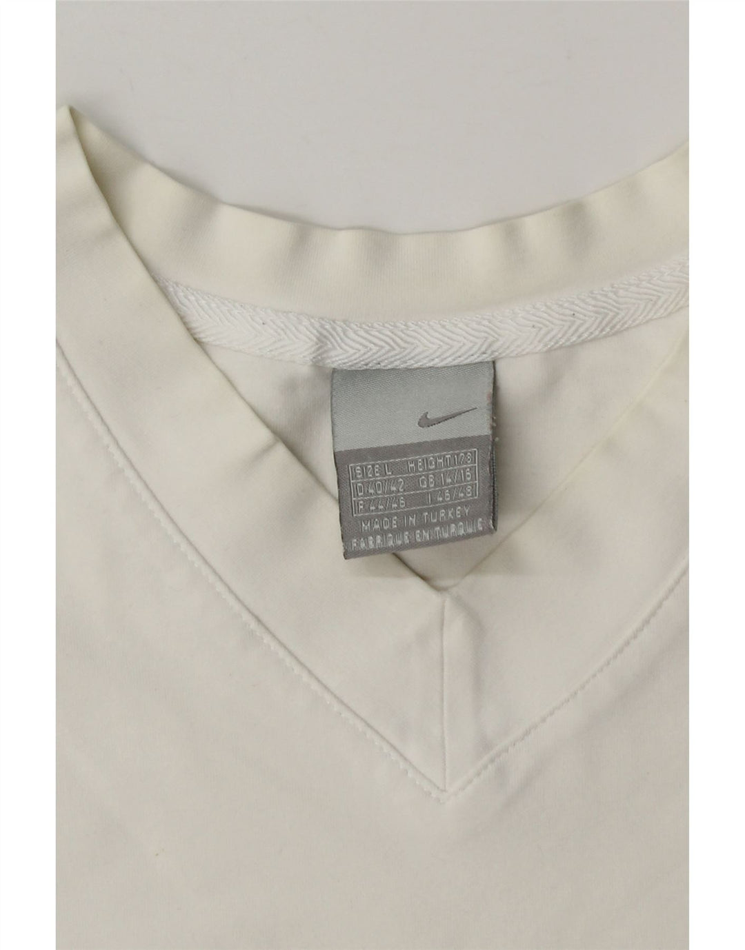 Nike Womens Top 3/4 Sleeve UK 14/16 Large White