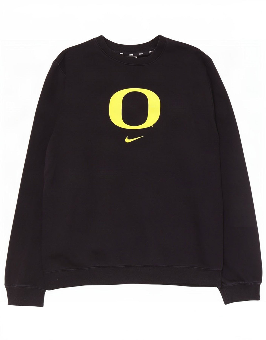 Nike Mens Oregon Ducks Graphic Sweatshirt Jumper Large Black Cotton