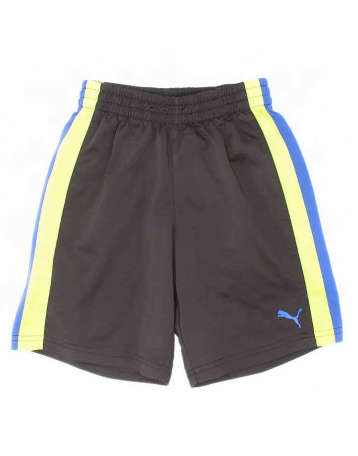 Puma Boys Sport Shorts 4-5 Years Black Colourblock Polyester