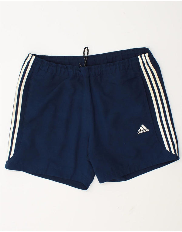 Adidas Mens Climalite Sport Shorts Large  Navy Blue Polyester