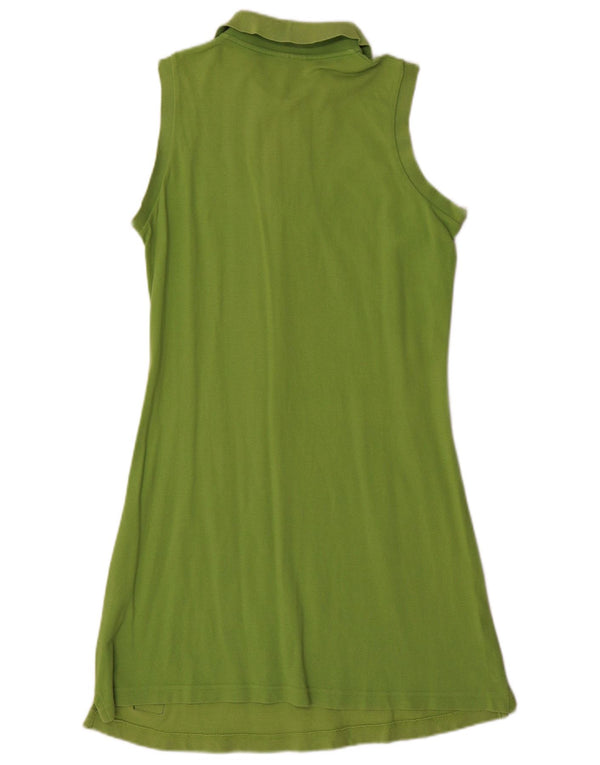 Champion Womens Sleeveless Polo Dress UK 18 XL Green Cotton
