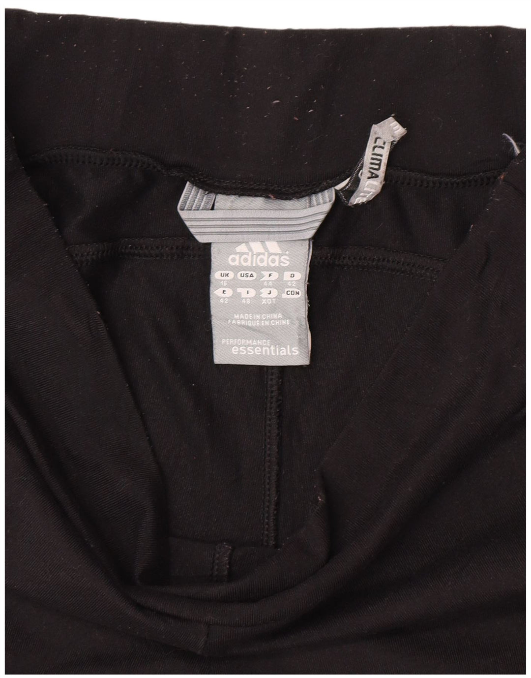 Adidas Womens Climalite Capri Leggings UK 16 Large Black