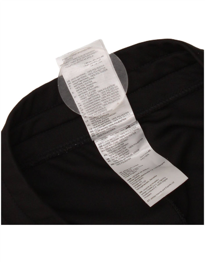 Reebok Mens Graphic Tracksuit Trousers Small  Black Polyester