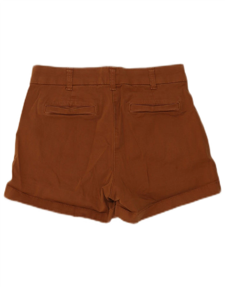 J. CREW Womens Chino Shorts US 2 XS W28  Brown Cotton