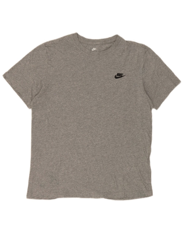 Nike Mens T-Shirt Medium Grey Cotton