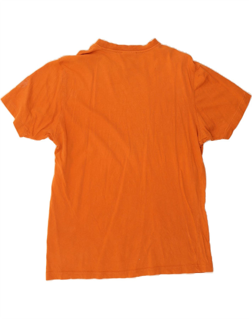 NORTH SAILS Mens Graphic T-Shirt Top XL Orange Cotton Vintage North Sails and Second-Hand North Sails from Messina Hembry 