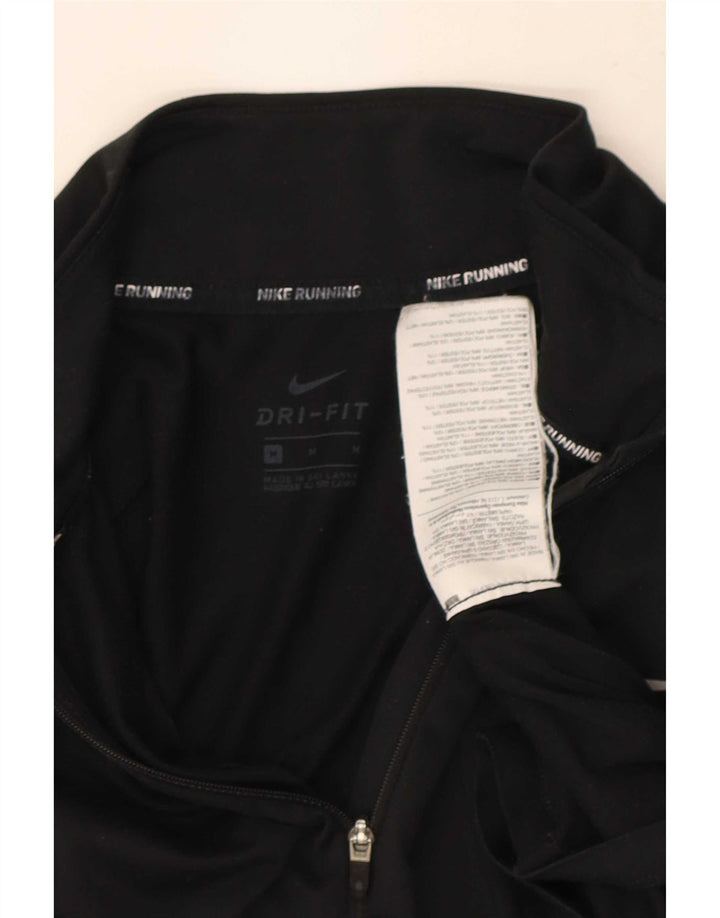 Nike Womens Dri Fit Oversized Pullover Tracksuit Top UK 14 Medium Black