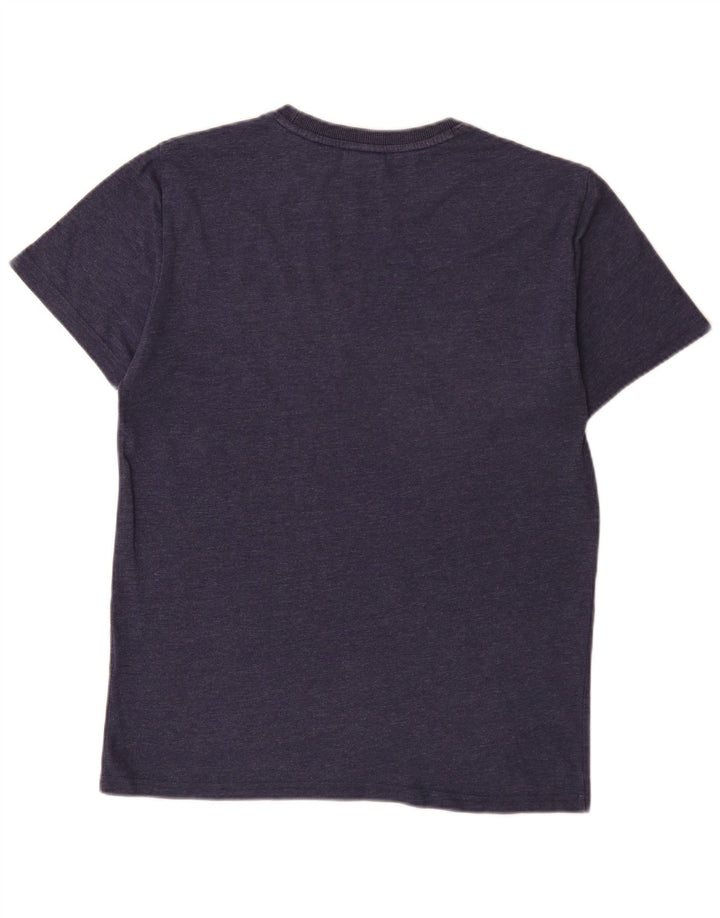 Superdry Mens Graphic T-Shirt Top Large Navy Blue