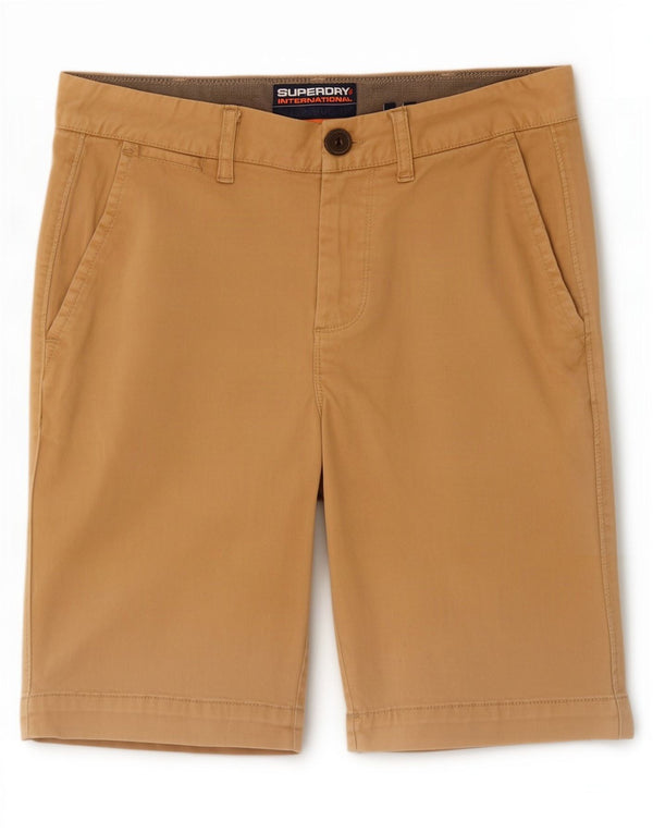 Superdry Mens Chino Shorts Medium W32 Beige Cotton