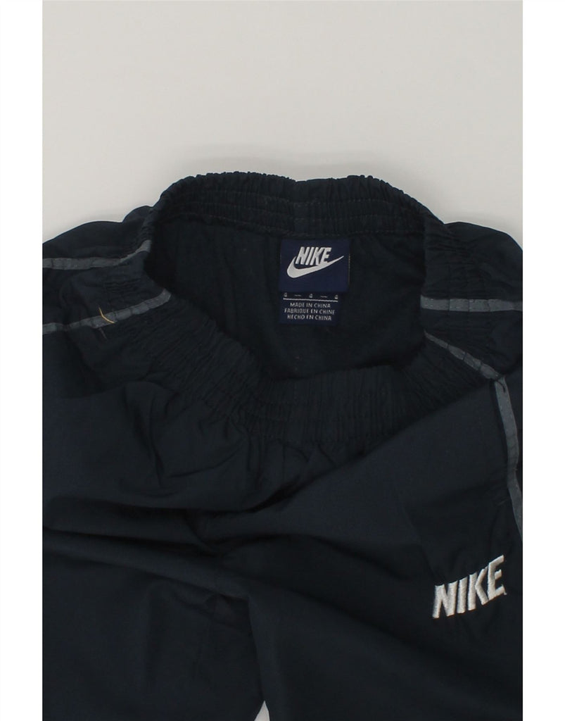 NIKE Boys Tracksuit Trousers 3-4 Years Navy Blue Polyester | Vintage Nike | Thrift | Second-Hand Nike | Used Clothing | Messina Hembry 