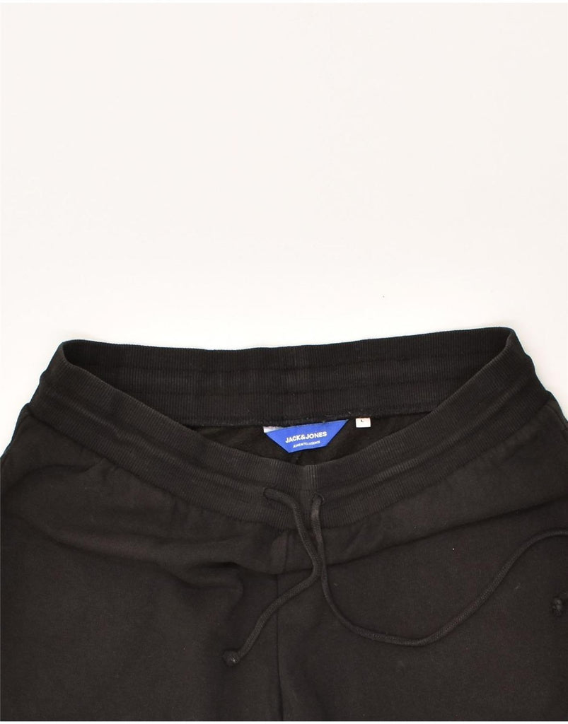 JACK & JONES Mens Sport Shorts Large Black Cotton | Vintage Jack & Jones | Thrift | Second-Hand Jack & Jones | Used Clothing | Messina Hembry 