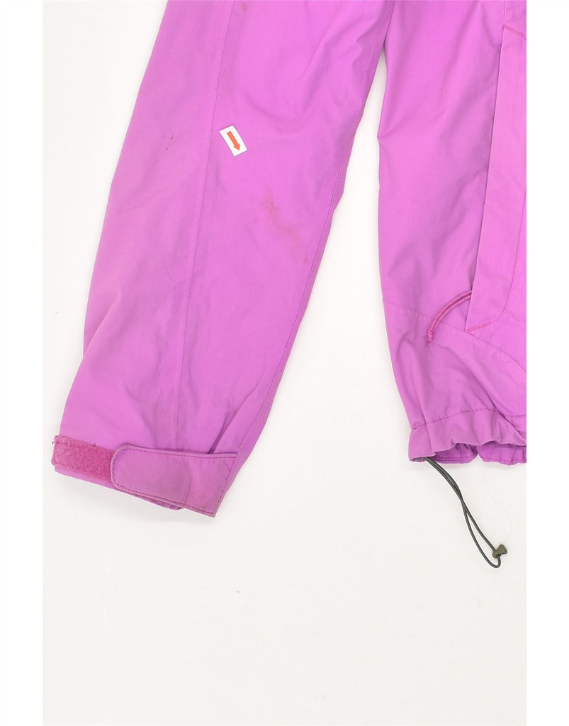 COLUMBIA Womens Hooded Rain Jacket UK 14 Medium Purple Nylon | Vintage Columbia | Thrift | Second-Hand Columbia | Used Clothing | Messina Hembry 