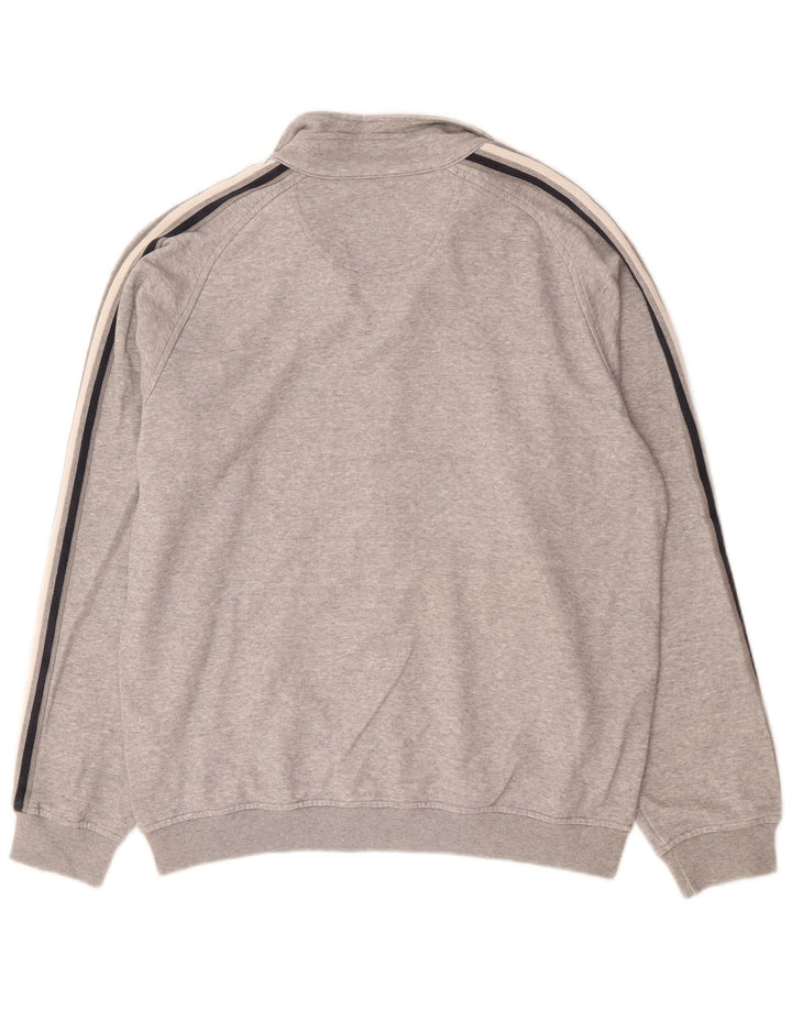 Champion Mens Tracksuit Top Jacket XL Grey Cotton