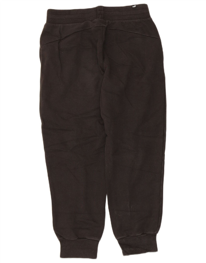 Puma Womens Tracksuit Trousers Joggers UK 14 Medium Black Cotton