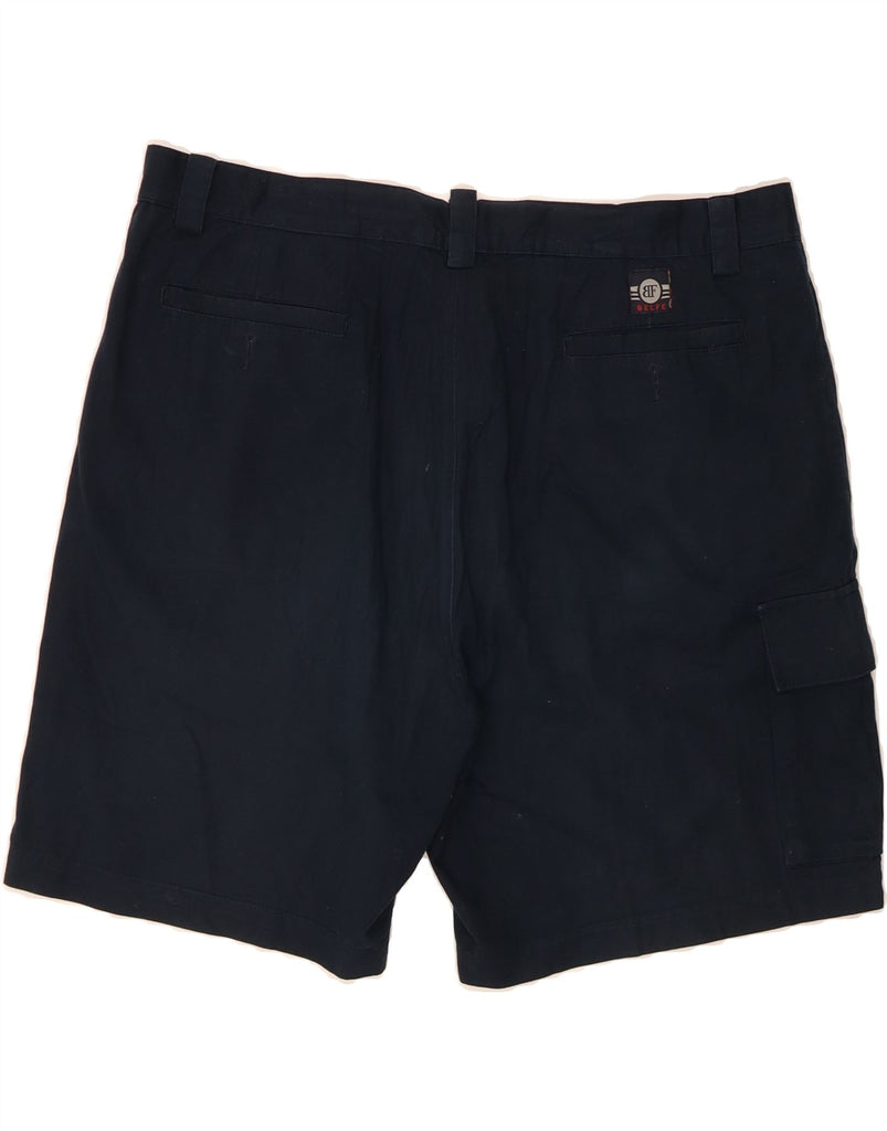 BELFE & BELFE Mens Cargo Shorts W38 XL Navy Blue Cotton Vintage Belfe & Belfe and Second-Hand Belfe & Belfe from Messina Hembry 