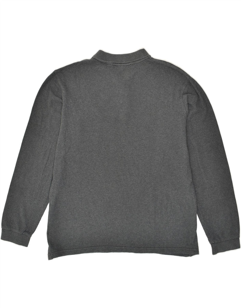 FILA Mens Long Sleeve Polo Shirt 2XL Grey Cotton | Vintage Fila | Thrift | Second-Hand Fila | Used Clothing | Messina Hembry 